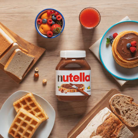 Nutella Hazelnut Chocolate Spread, 2 × 1 kg