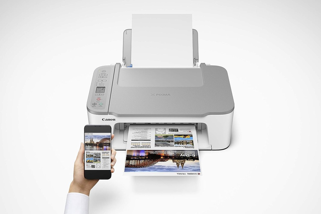 Impresora inalámbrica de inyección de tinta Canon PIXMA TS3420 (blanco)