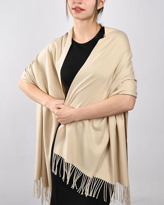 Women's Silky Scarf Pashmina Shawls and Wraps for Wedding Favors Bride Bridesmaid Gifts Evening Dress Shawl