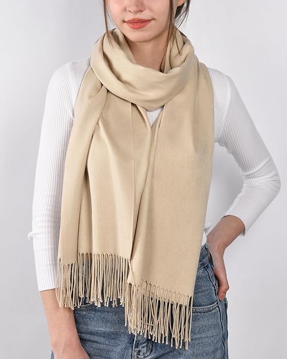 Women's Silky Scarf Pashmina Shawls and Wraps for Wedding Favors Bride Bridesmaid Gifts Evening Dress Shawl