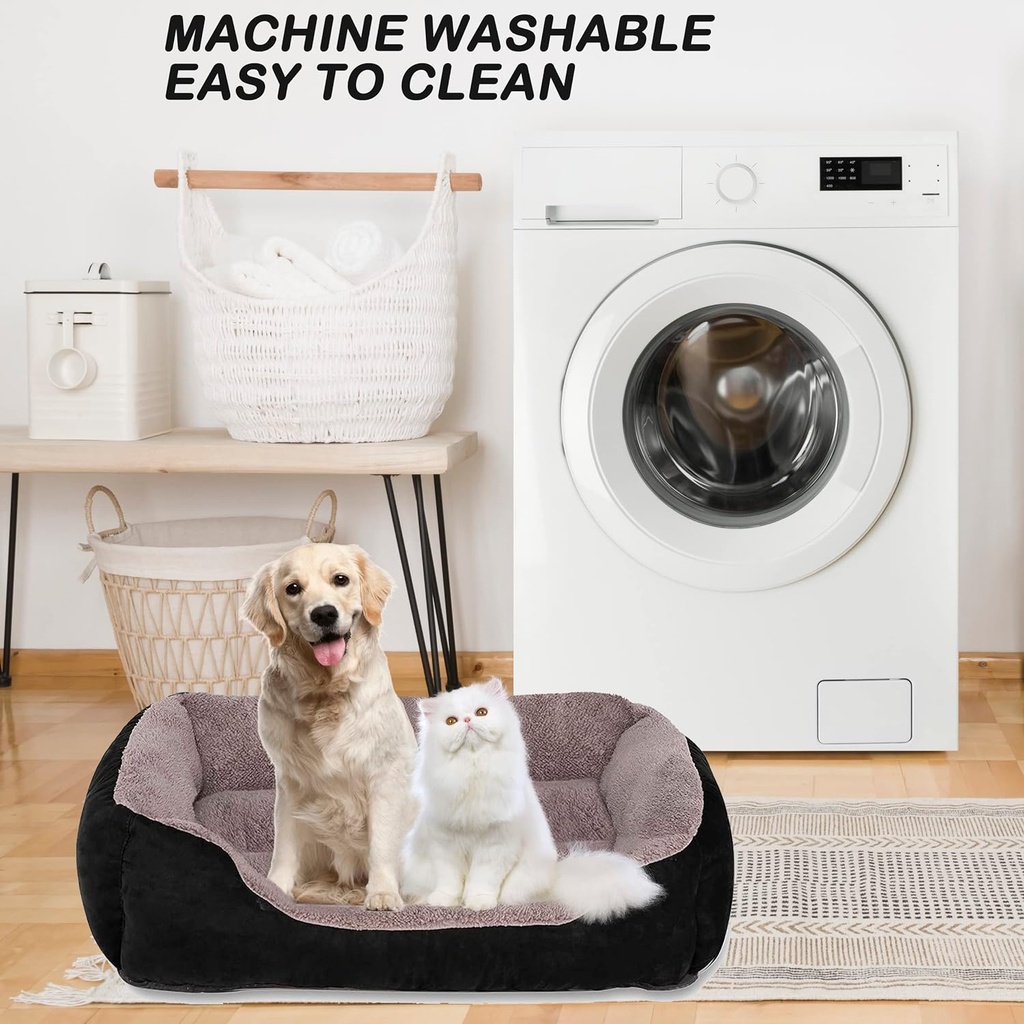 Utotol Dog Beds for Extra Large dogs, Washable Large Pet Dog Bed Sofa Firm Breathable Soft Couch Orthopedic Dog Bed for Jumbo Large Medium Small Puppies Cats Comfortable Sleeping, Waterproof Non-Slip Bottom