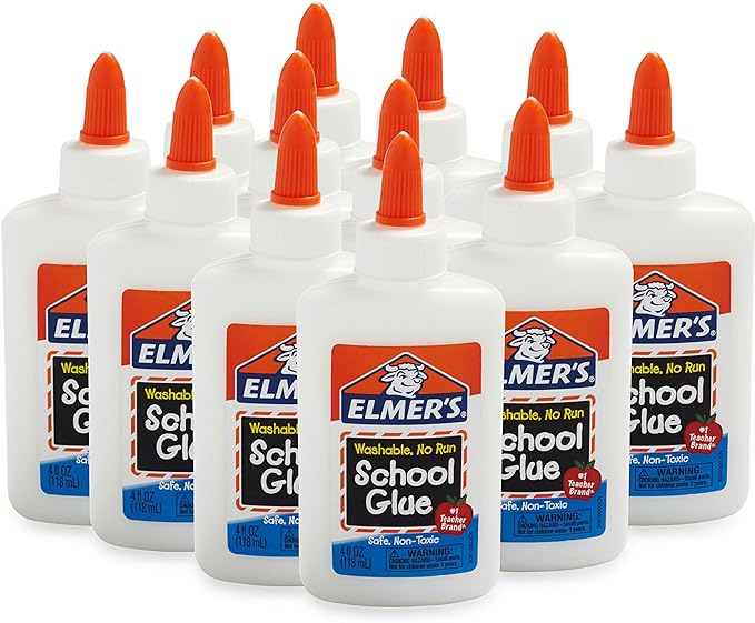 Pegamento líquido escolar Elmer's, transparente, lavable, 5 onzas, 1 unidad