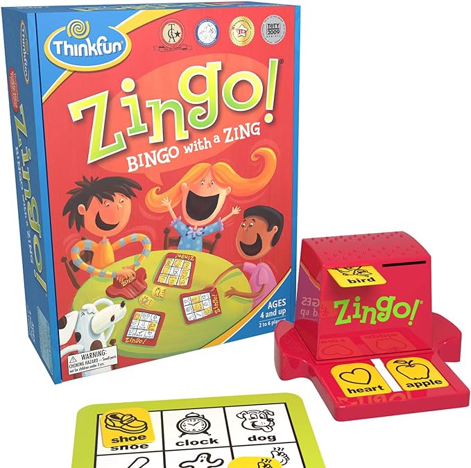 ThinkFun Zingo! Juego de bingo con un toque distinto