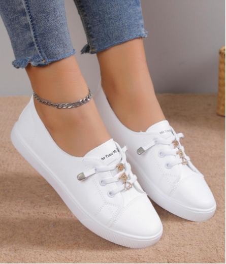 New Women's Slip-on Breathable Casual Flat Shoes With Shallow Mouth