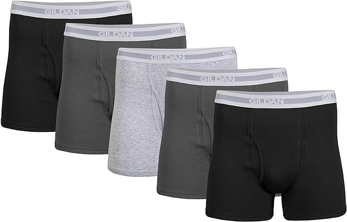 Gildan Calzoncillos tipo bóxer para hombre, paquete múltiple
