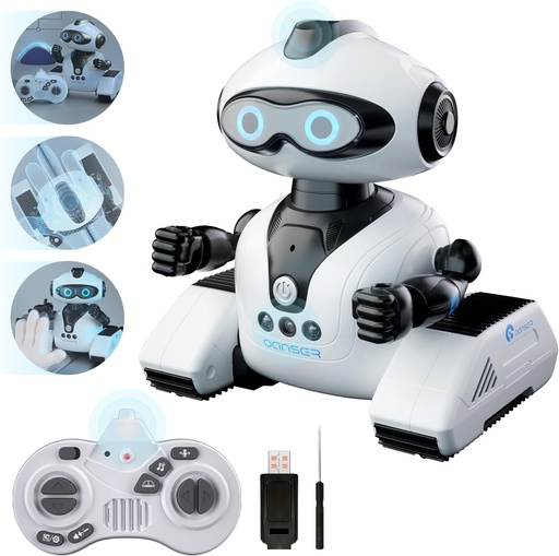 [ASIN ‏ : ‎ B0CDV6GQ81] Winthai Robots Toys for Kids, 2.4Ghz Remote Control Robot Toys with Music and LED Eyes for Boys/Girls, RC Toys Gift for 3-12 Year Toddler Children Teen Gifts for Chritmas Birthday Festival