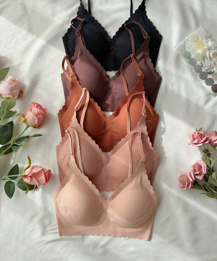 [SKU: si2312151188197742] 5 Piezas/set Sujetadores Adhesivos Sin Costuras Para Mujer