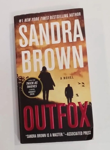 Outfox by Sandra Brown (2020, Mass Market) Mystery Novel
