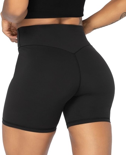 [ASIN ‏ : ‎ B0BQMZFPZ3] Sunzel Pantalones cortos de ciclista de cintura alta sin costuras frontales para mujer, a prueba de sentadillas, para yoga, entrenamiento, gimnasio, ciclismo