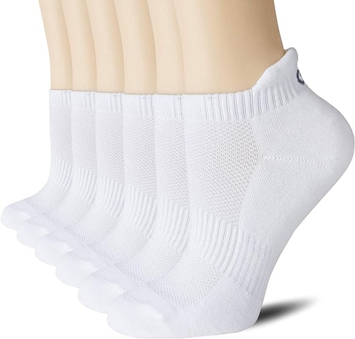 [ASIN ‏ : ‎ B07G98XHBF] CS CELERSPORT 6 pares de calcetines deportivos para correr al tobillo, calcetines deportivos de corte bajo para hombres y mujeres