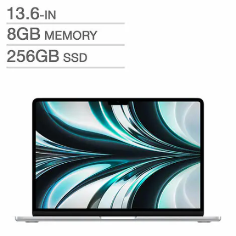 [Item  5351357 Model  MLXY3LL/A] Apple MacBook Air 13.6 in., M2 Chip, 8GB RAM, 256 GB SSD