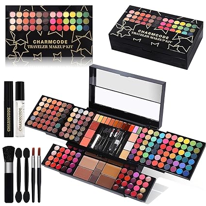 [ASIN ‏ : ‎ B099RV8BYQ] Kit de maquillaje profesional todo en uno para mujer, kit completo de paleta de maquillaje de 186 colores, juego de regalo para el día de San Valentín, incluye sombra de ojos, brillo de labios,