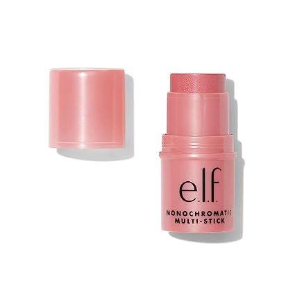 [ASIN ‏ : ‎ B088W7L534] e.l.f. Multibarra monocromática, color lujosamente cremoso y mezclable, para ojos, labios y mejillas, peonía deslumbrante, 0.17 oz (5 g)