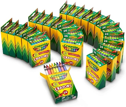 [B00Y4QBJAQ] Crayola, crayones, 24 unidades, Variados