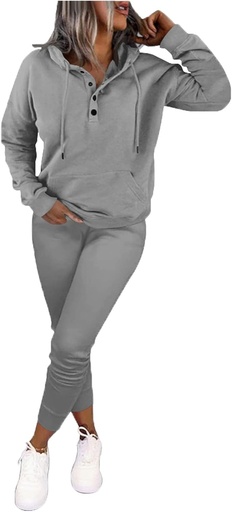 [B0C15C7LD5] Nimsruc Trajes de dos piezas para mujer, trajes de jogging, trajes casuales para invierno