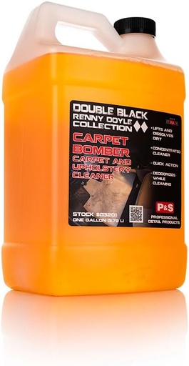[B0779L7MVR] P & S PROFESSIONAL DETAIL PRODUCTS Limpiador de alfombras y tapicerías; limpiador a base de cítricos disuelve la grasa y levanta la suciedad; diluible; ideal para motores y pozos de ruedas (1 galón)