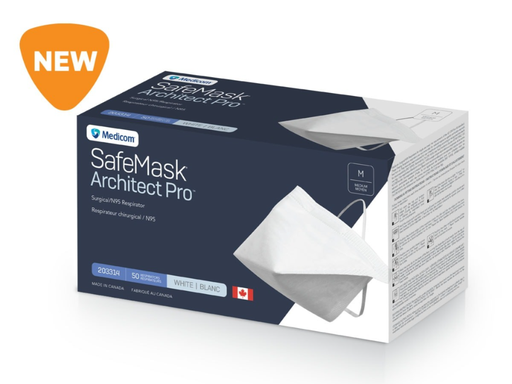 safe mask architect pro surgical n95 respirator 203314 50 respirators white 