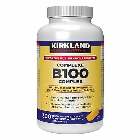 [Item  8004041] Kirkland Signature Timed Release B100 Complex, 300 Tablets