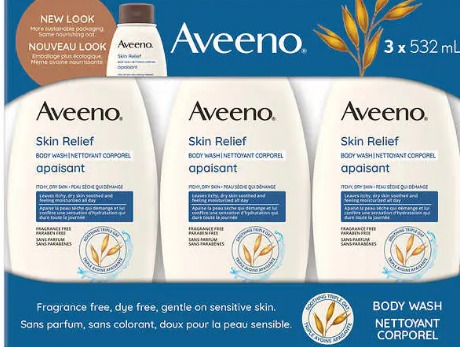 [Item  2299411] Aveeno Skin Relief Body Wash 532 mL, 3-count